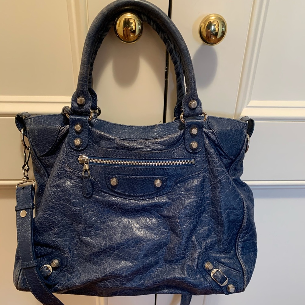 Balenciagia Motorcycle Bag (crossbody strap)